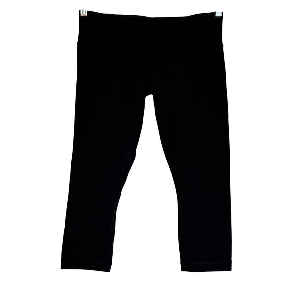 Lululemon Sz 8 Capri Pant 20” Inseam Soft High Rise Legging Black